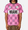 Majestic Athletic Miami Dolphins Team Line Checkered Jersey Black/Pink