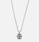 Guess Mainline 26" 4G Rebel Charm Necklace Silver