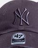 47 Brand New York Yankees 'Distressed Logo' 47 Clean Up Strapback Charcoal