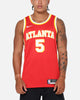 Nike Dyson Daniels Atlanta Hawks #5 Icon Edition Nike Dri-FIT NBA Swingman Jersey University Red