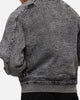 Saint Morta Flight Denim Jacket Black Stonewash