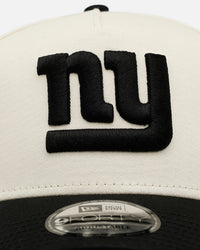 New Era New York Giants 'Easy Chrome Black' 9FORTY A-Frame Snapback Chrome/Black
