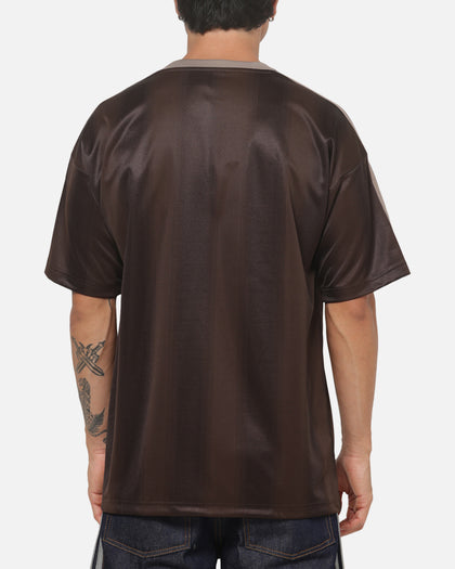 Adidas Jacquard Jersey T-Shirt Coffee