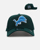 New Era Detroit Lions 'Evergreen' 9FORTY A-Frame Snapback Dark Green