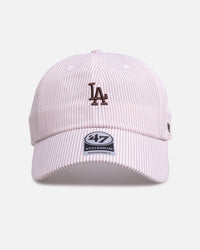 47 Brand Los Angeles Dodgers 'Seersucker' 47 Clean Up Strapback Brown