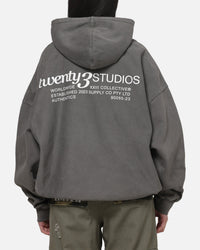 XXII Collectives Hoodie Charcoal/White