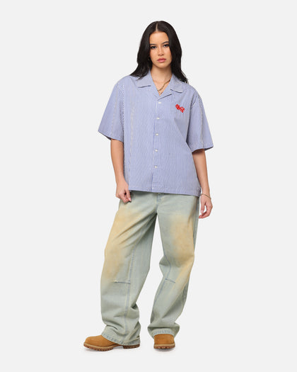 Carre Dice Club Button Up Shirt Pinstripe