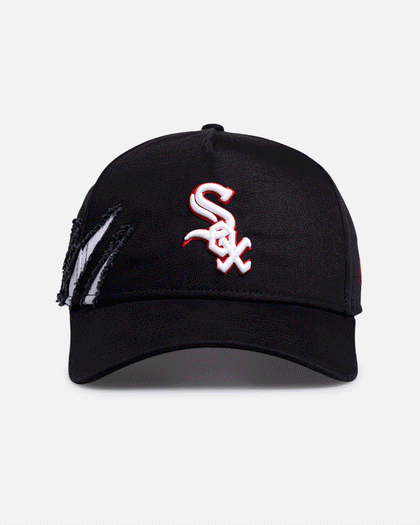 New Era Chicago White Sox 'Glow Scratch' 9FORTY A-Frame Snapback Black