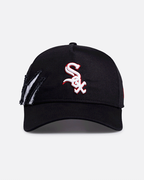 New Era Chicago White Sox 'Glow Scratch' 9FORTY A-Frame Snapback Black