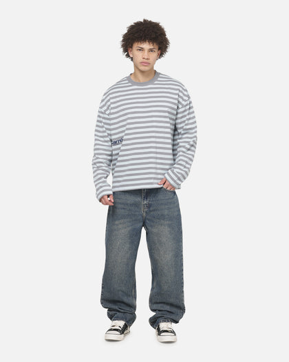 Carre Transmission Long Sleeve T-Shirt Dusty Blue