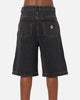X-Large Baggy Bull Denim 91 Shorts Washed Black