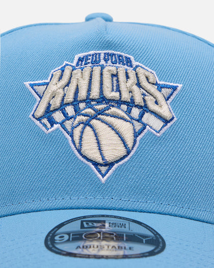 New Era New York Knicks 'Sky Blue' 9FORTY A-Frame Snapback Sky Blue