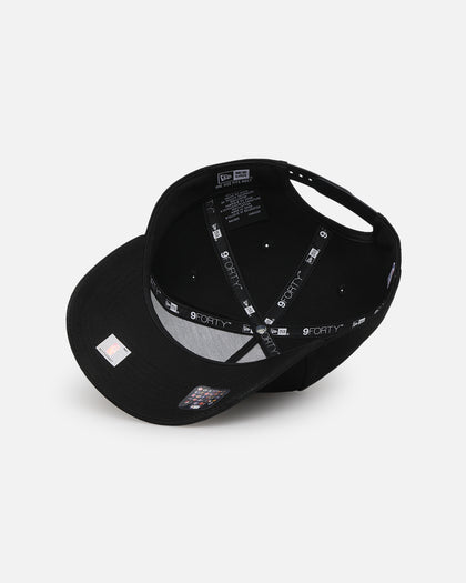 New Era Denver Nuggets 'NBA Black & Gold Embroidery' 9FORTY A-Frame Snapback Black/Gold