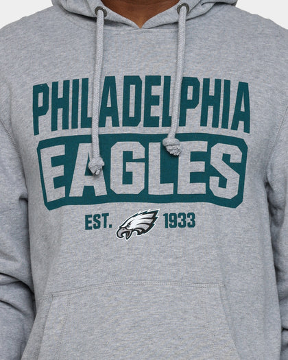 47 Brand Philadelphia Eagles Box Out Headline Hoodie Slate Grey