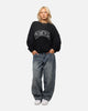 Saint Morta Spray Logo Crewneck Black