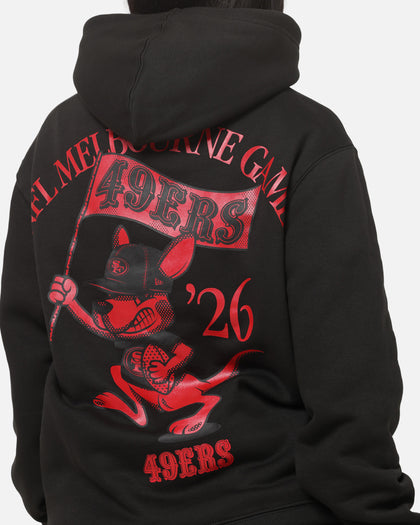 New Era San Francisco 49ers Kangaroo Flag Hoodie Black