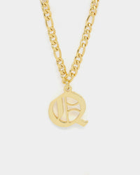 Raising Hell Women's Gothic Letter Anklet Gold
