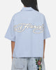 Ed Hardy Vandal Button Up Shirt Blue Check
