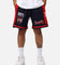 Pro Standard Atlanta Braves Fast Lane 2.0 Shorts Midnight/Red