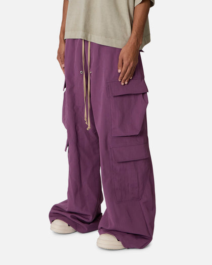 MNML Rave Double Cargo Sweatpants Washed Mauve