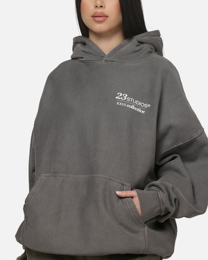 XXII Collectives Hoodie Charcoal/White