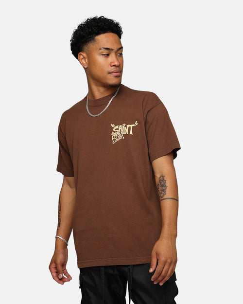 Saint Morta Holy Death T-Shirt Vintage Brown