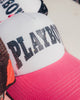 Playboy By CK Glow Up Trucker Snapback Pink/White