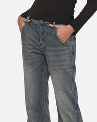 Ed Hardy Faded Bootcut Jeans Dirty Denim