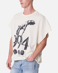 MNML Gamble Cut Off T-Shirt Off White