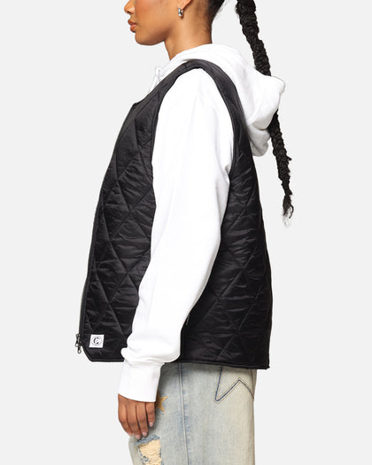 Carre Quilted Vest Black