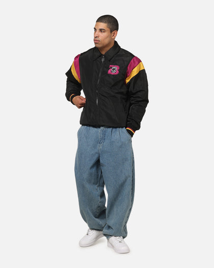 Bleacher Athletic Brisbane Broncos NRL Legacy Baseball Jacket Black