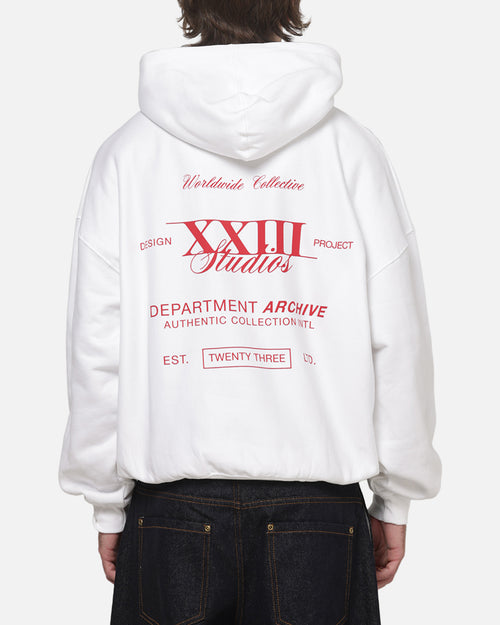 XXIII Utilities Hoodie White/Red