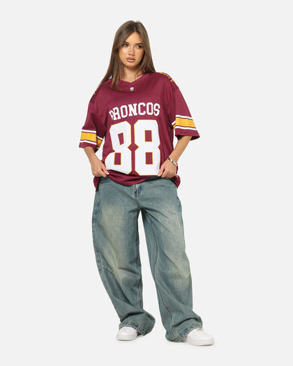 Bleacher Athletic Brisbane Broncos NRL Gridiron Mesh Jersey Official Team Color