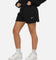 Nike Women's Sportswear Phoenix Fleece Mid-Rise 4" Shorts Black/Sail