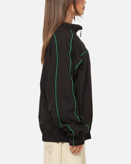 Bleacher Athletic New Zealand Warriors NRL Midweight Spray Jacket Black