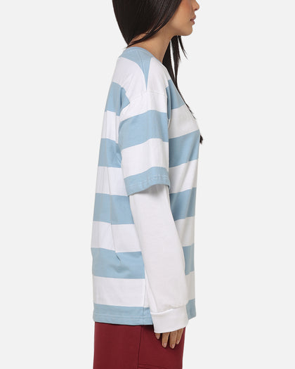 Carre Club Stripe Long Sleeve T-Shirt Blue Stripe