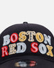 New Era Boston Red Sox 'Fabric Shop' 9FORTY A-Frame Snapback Navy