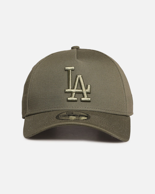 New Era Los Angeles Dodgers 'Tonal Olive' 9FORTY A-Frame Snapback Olive