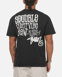 S Double Quiet Vibe T-Shirt Black