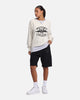 Champion 50's Saddle Crew Sweatshirt Oatmeal Heather