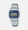 Casio A158WEA-2D Watch Silver/Black