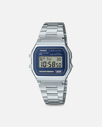 Casio A158WEA-2D Watch Silver/Black