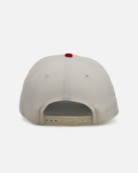 New Era Texas Rangers 'Strawberry' 9FORTY A-Frame Snapback Chrome/Red