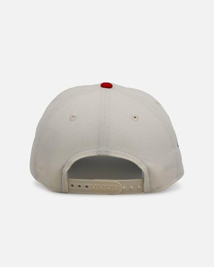 New Era Texas Rangers 'Strawberry' 9FORTY A-Frame Snapback Chrome/Red