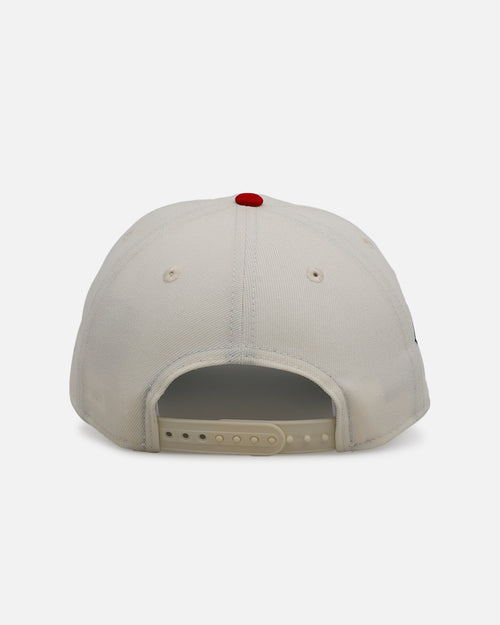 New Era Texas Rangers 'Strawberry' 9FORTY A-Frame Snapback Chrome/Red