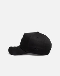 New Era Los Angeles Dodgers "Black Metal Badge" 9Forty A-Frame Snapback Black
