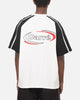 Carre Raglan Stripe T-Shirt White