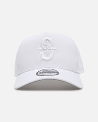 New Era Seattle Mariners 'Easy White' 9FORTY A-Frame Snapback White/White