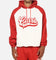 Carre Sport C Hoodie Off White/Red