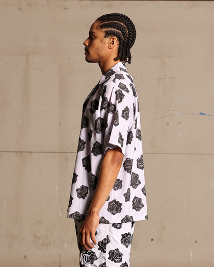 Saint Morta Vintage Rose Short Sleeve Shirt White